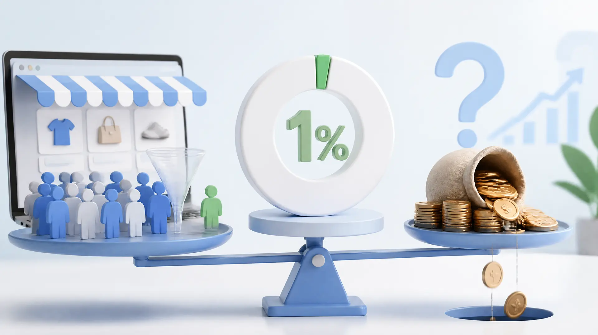 独立站转化率1%:到底是正常还是漏钱?