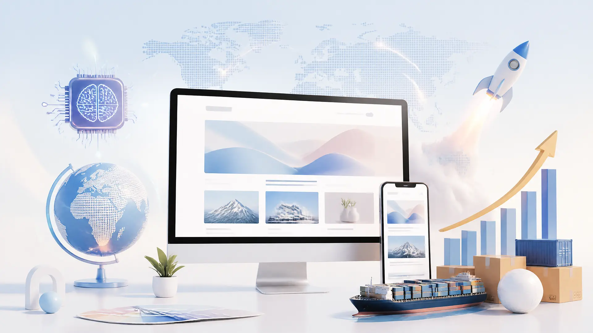 PCCC official website launch - AI-driven digital branding and global website services for export businesses